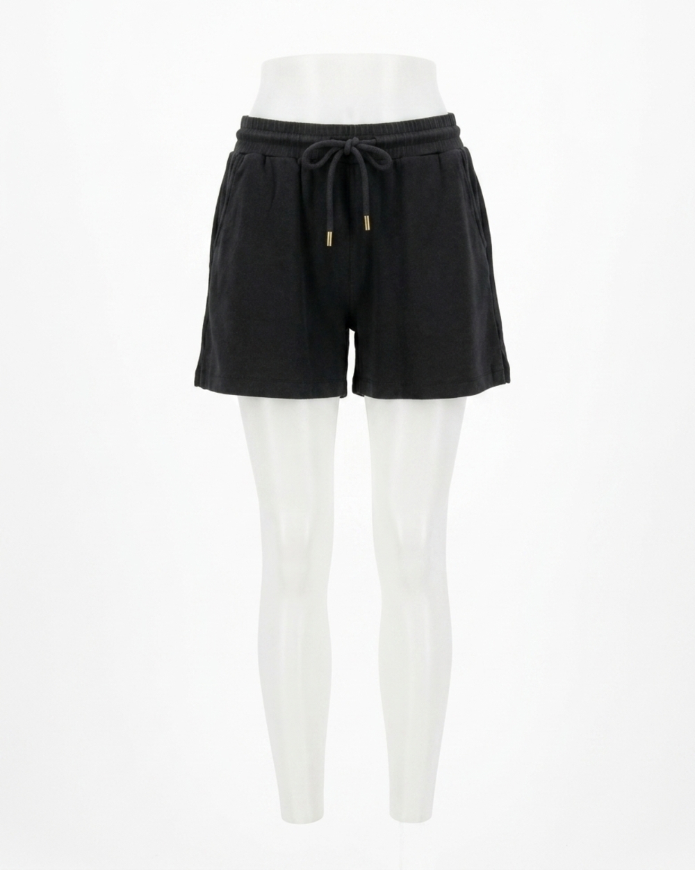 NEW GRACE AND LACE french terry sweat shorts in washed black